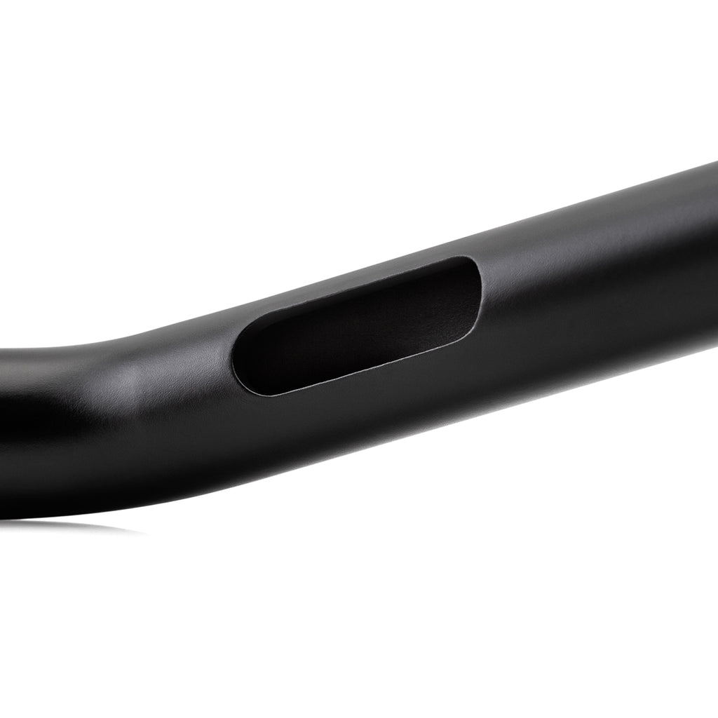 1" Diameter Matte Finish Low Tracker Handlebar for All Harley Davidson Cable Throttle Models-Bars & Risers-HellBend Custom Cycles