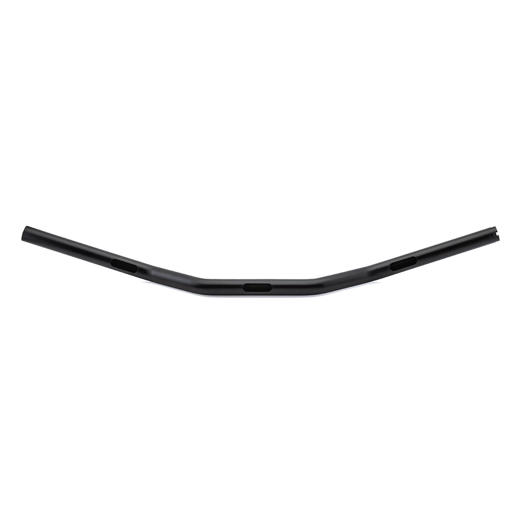 1" Diameter Matte Finish Low Tracker Handlebar for All Harley Davidson Throttle-by-Wire Models-Bars & Risers-HellBend Custom Cycles