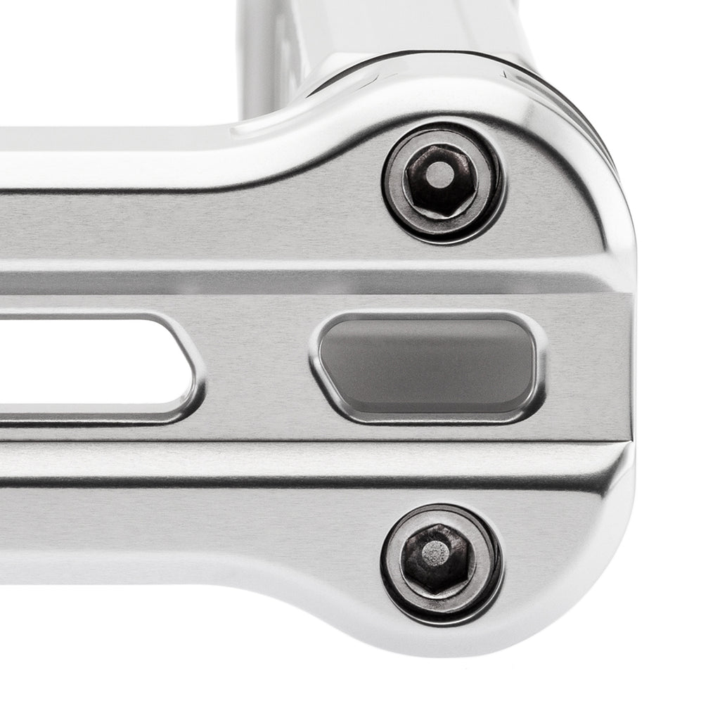 10" Pull-Back Clamp Handlebar Risers for 1-1/8" Handlebars - Natural Anodized-Bars & Risers-HellBend Custom Cycles
