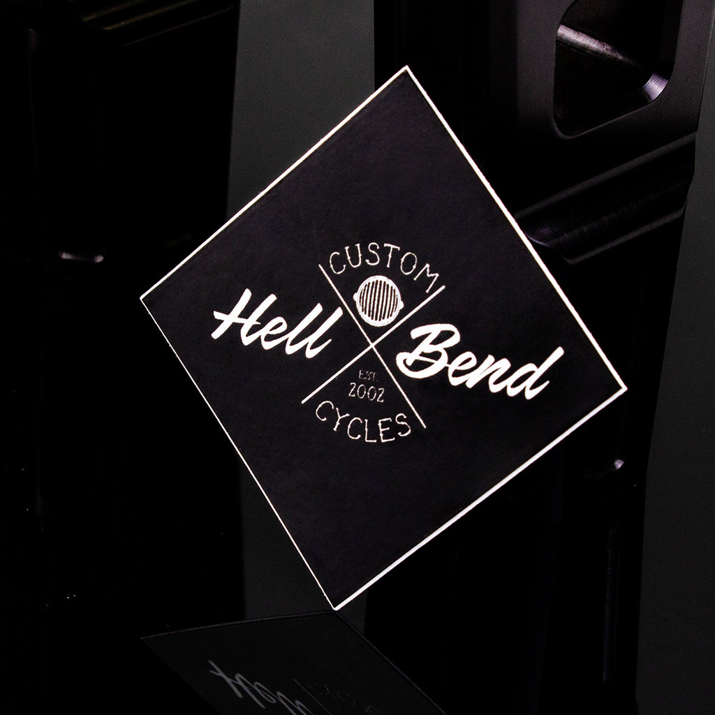 Hellbend Logo Design Sticker Set-Apparel, Goods, & Gear-HellBend Custom Cycles