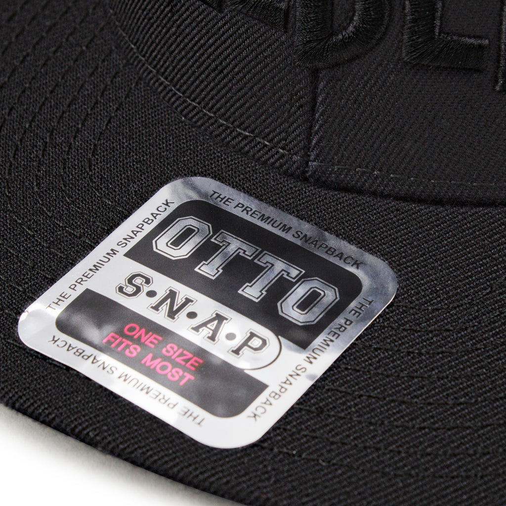 Hellbend Premium Snapback - Black HB-Apparel, Goods, & Gear-HellBend Custom Cycles