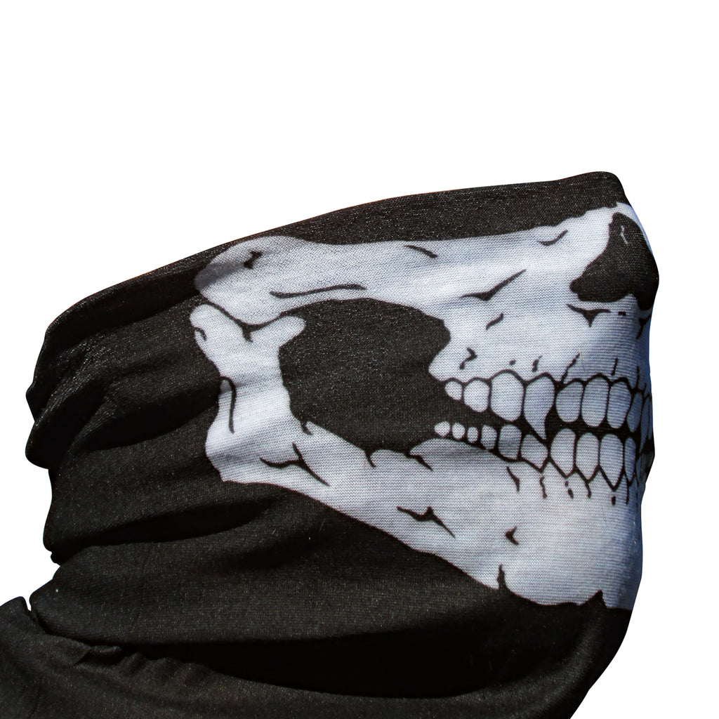 Skull Face Neck Sleeve-Apparel, Goods, & Gear-HellBend Custom Cycles
