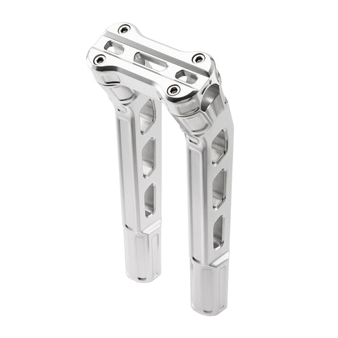 Custom Handlebar Risers Hellbend Curve-Cut™ Handlebar Risers – HellBend Custom Cycles