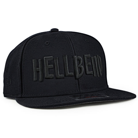 Hellbend Premium Snapback - Black HB-Apparel, Goods, & Gear-HellBend Custom Cycles