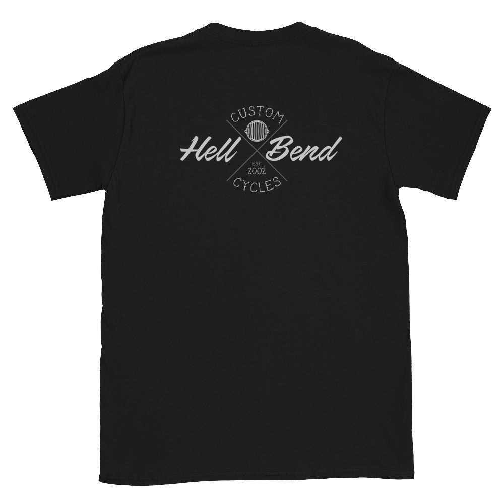 Hellbend Vintage Logo Pocket & Back Crew Shirt-Apparel, Goods, & Gear-HellBend Custom Cycles