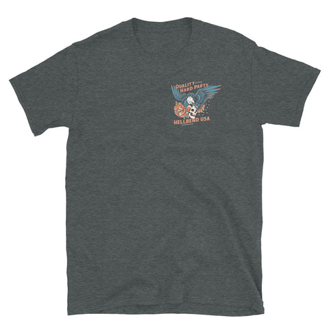 Hellbend Eagle Crew Shirt-Apparel, Goods, & Gear-HellBend Custom Cycles